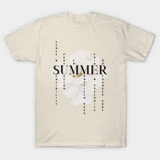 SUMMER - Jane Austen novels design T-Shirt